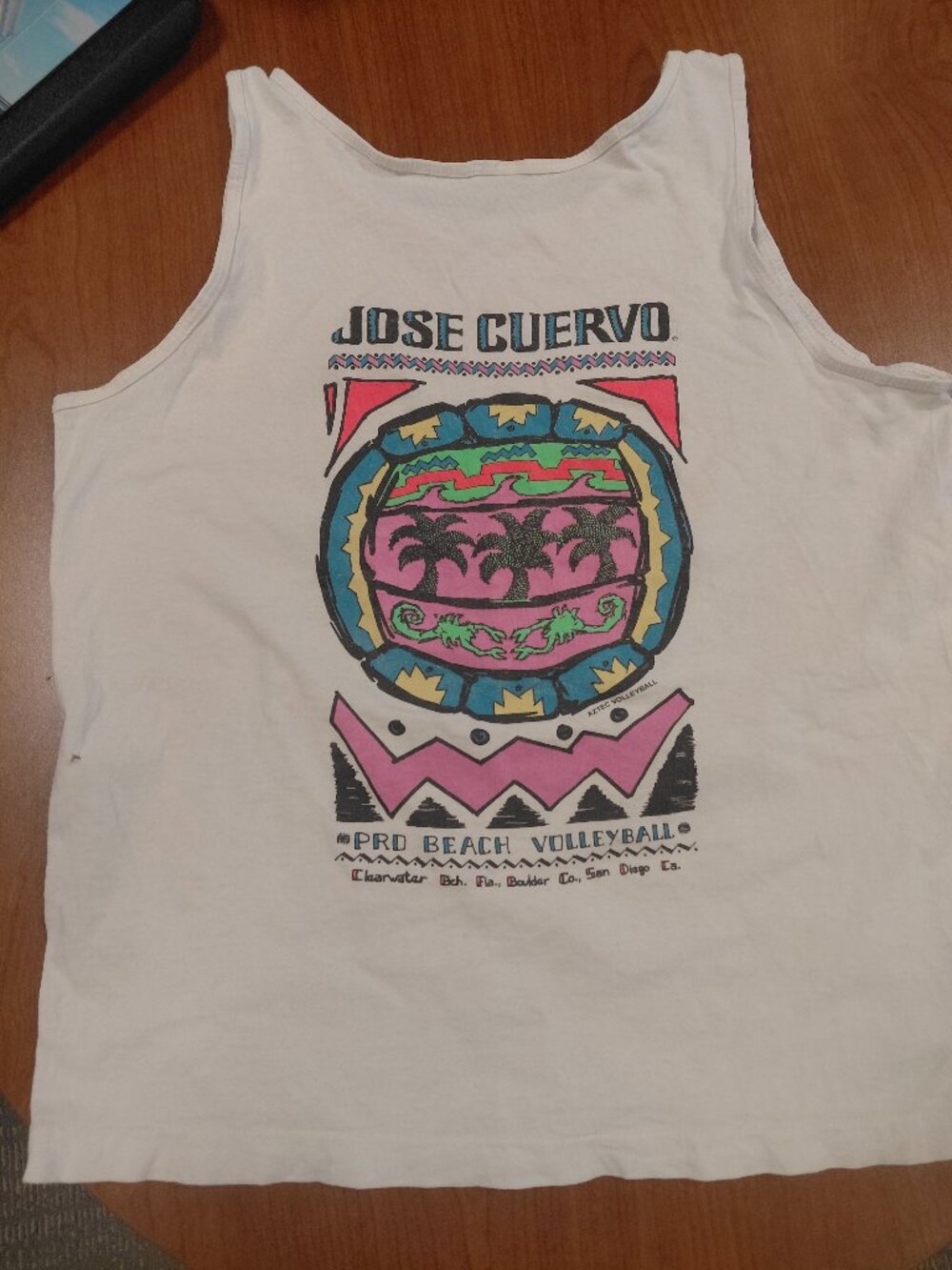 Vintage 1993 Jose Cuervo Pro Beach Volleyball Tank | Single Stitch 90s Graphic T